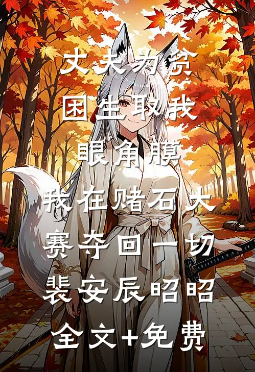 丈夫为贫困生取我眼角膜，我在赌石大赛夺回一切裴安辰昭昭全文+免费