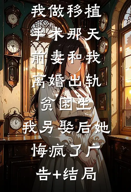 我做移植手术那天，前妻和我离婚出轨贫困生，我另娶后她悔疯了广告+结局