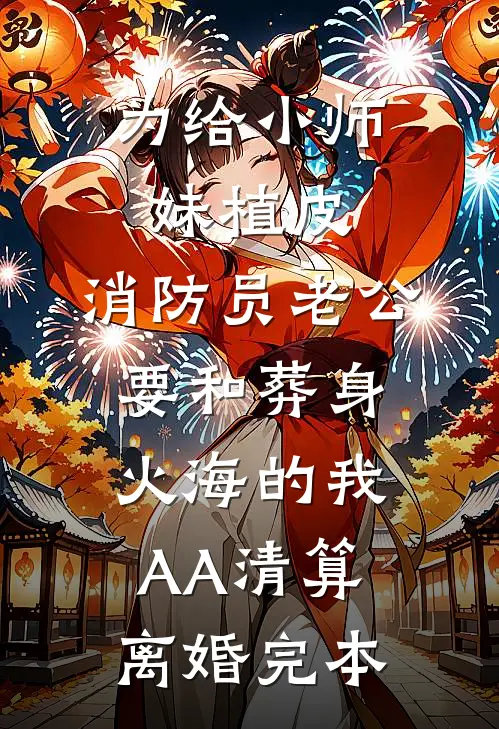 为给小师妹植皮，消防员老公要和葬身火海的我AA清算离婚完本