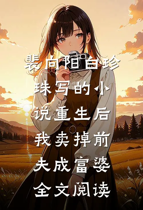 裴向阳白珍珠写的小说重生后我卖掉前夫成富婆全文阅读