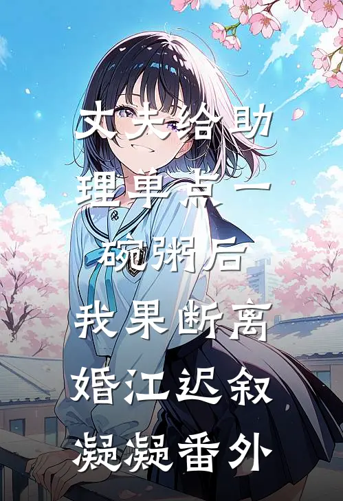 丈夫给助理单点一碗粥后，我果断离婚江迟叙凝凝番外