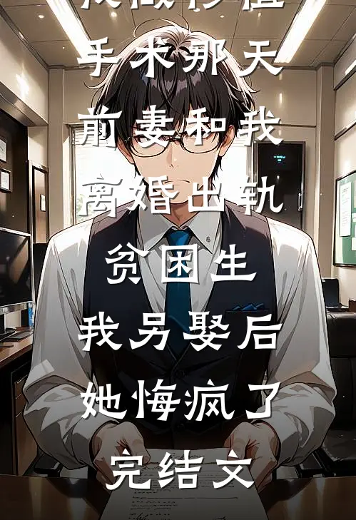 我做移植手术那天，前妻和我离婚出轨贫困生，我另娶后她悔疯了完结文