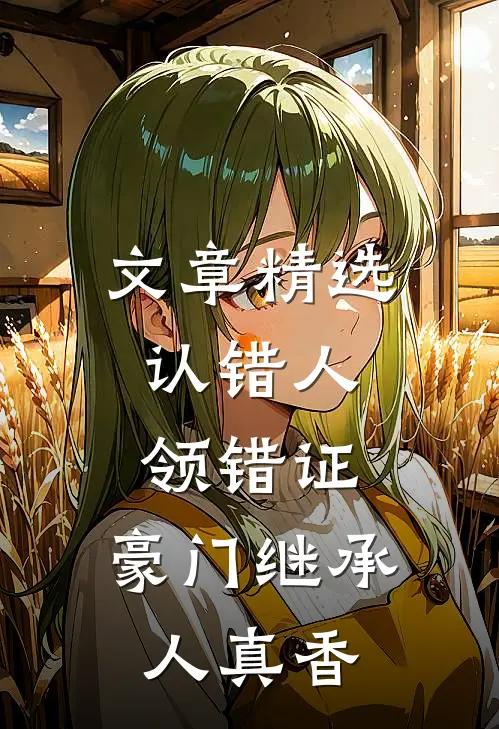 文章精选认错人，领错证，豪门继承人真香