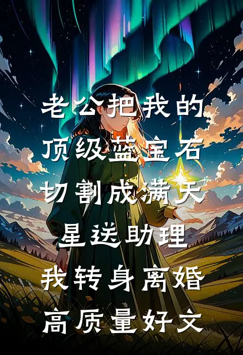 老公把我的顶级蓝宝石切割成满天星送助理，我转身离婚高质量好文