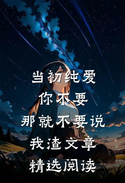 当初纯爱你不要，那就不要说我渣文章精选阅读