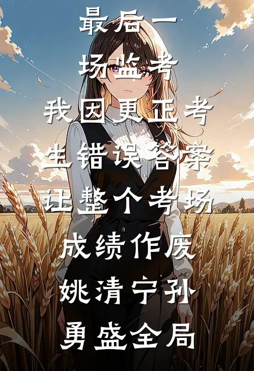 最后一场监考，我因更正考生错误答案，让整个考场成绩作废姚清宁孙勇盛全局