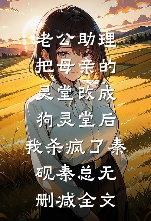 老公助理把母亲的灵堂改成狗灵堂后，我杀疯了秦砚秦总无删减全文
