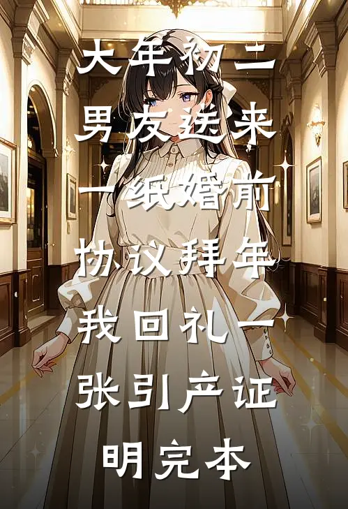 大年初二男友送来一纸婚前协议拜年，我回礼一张引产证明完本