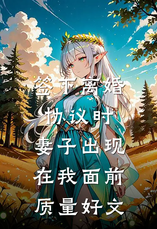 签下离婚协议时，妻子出现在我面前质量好文