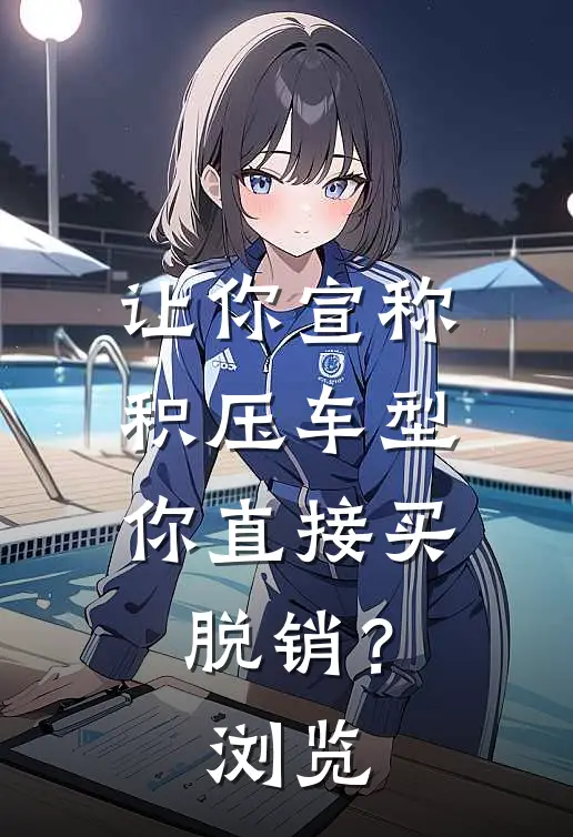 让你宣称积压车型，你直接买脱销？浏览