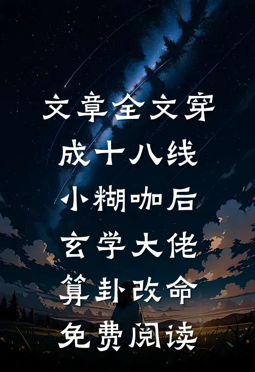 文章全文穿成十八线小糊咖后,玄学大佬算卦改命免费阅读