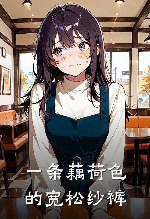 一条藕荷色的宽松纱裤
