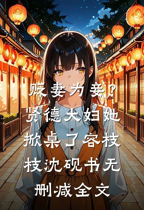 贬妻为妾？贤德大妇她掀桌了容枝枝沈砚书无删减全文