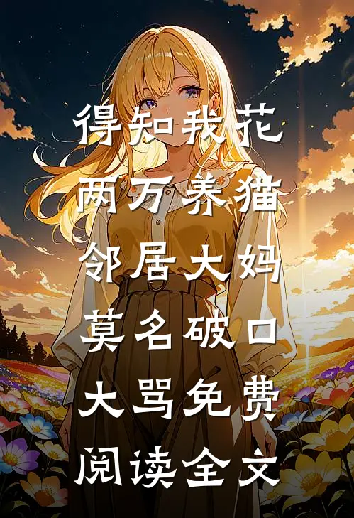 得知我花两万养猫，邻居大妈莫名破口大骂免费阅读全文