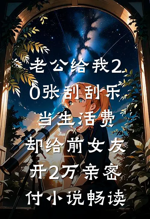 老公给我20张刮刮乐当生活费，却给前女友开2万亲密付小说畅读