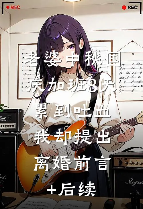 老婆中秋国庆加班8天累到吐血，我却提出离婚前言+后续