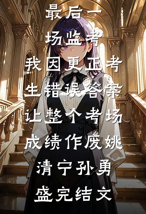最后一场监考，我因更正考生错误答案，让整个考场成绩作废姚清宁孙勇盛完结文