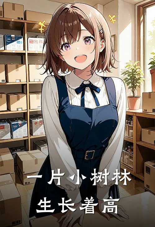 一片小树林生长着高