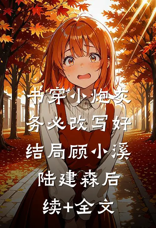 书穿小炮灰，务必改写好结局顾小溪陆建森后续+全文