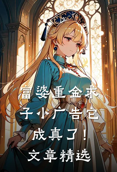 富婆重金求子小广告它成真了！文章精选