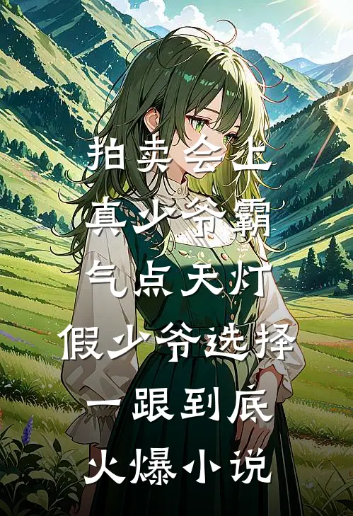 拍卖会上真少爷霸气点天灯，假少爷选择一跟到底火爆小说