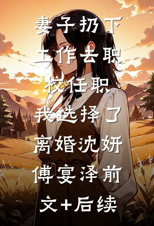 妻子扔下工作去职校任职，我选择了离婚沈妍傅宴泽前文+后续
