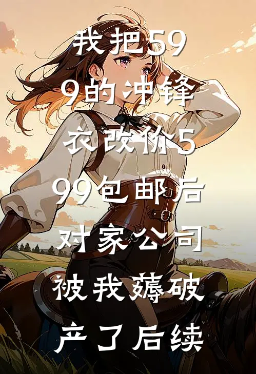 我把599的冲锋衣改价5.99包邮后，对家公司被我薅破产了后续