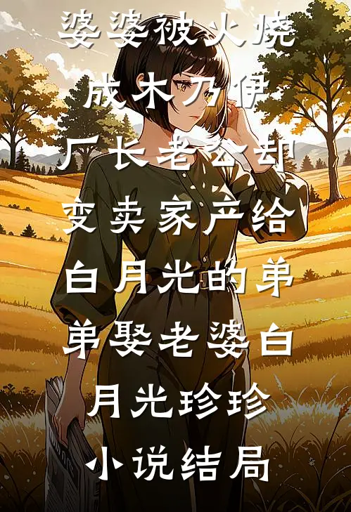 婆婆被火烧成木乃伊，厂长老公却变卖家产给白月光的弟弟娶老婆白月光珍珍小说结局