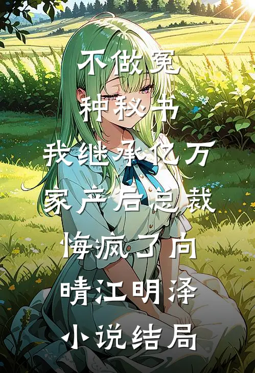 不做冤种秘书，我继承亿万家产后总裁悔疯了向晴江明泽小说结局
