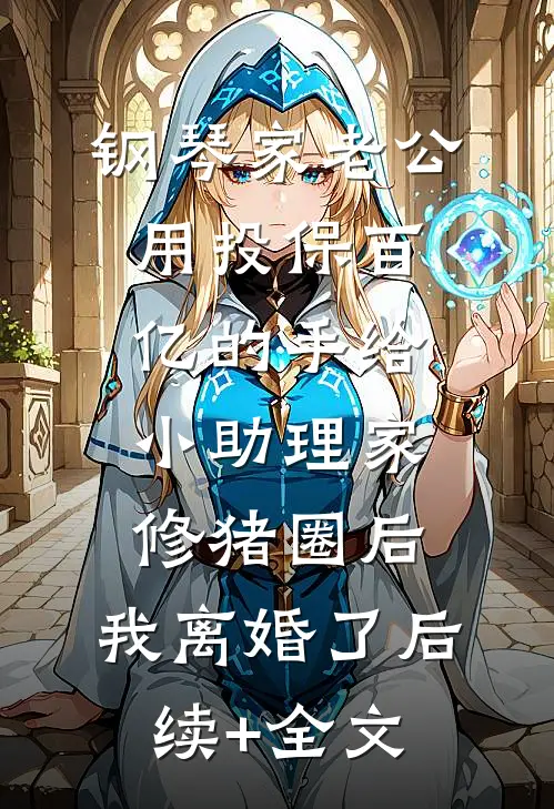 钢琴家老公用投保百亿的手给小助理家修猪圈后，我离婚了后续+全文
