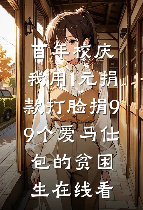 百年校庆，我用1元捐款打脸捐99个爱马仕包的贫困生在线看