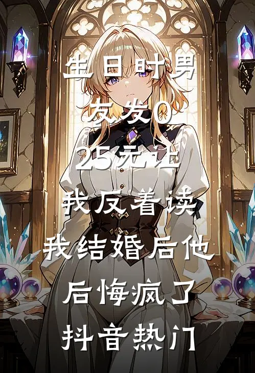 生日时男友发0.25元让我反着读，我结婚后他后悔疯了抖音热门