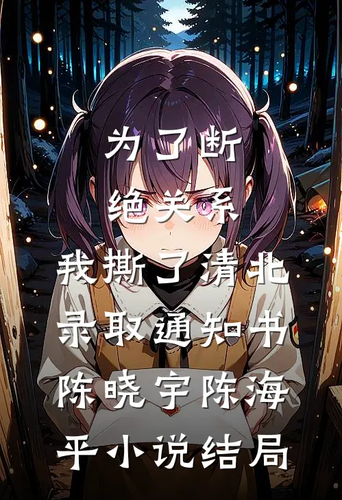 为了断绝关系，我撕了清北录取通知书陈晓宇陈海平小说结局