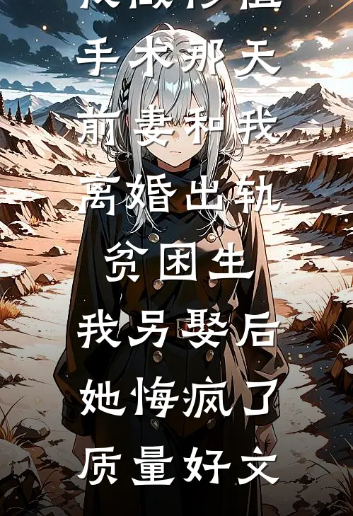 我做移植手术那天，前妻和我离婚出轨贫困生，我另娶后她悔疯了质量好文