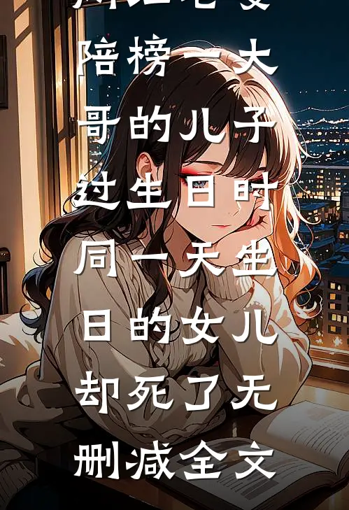 网红老婆陪榜一大哥的儿子过生日时，同一天生日的女儿却死了无删减全文