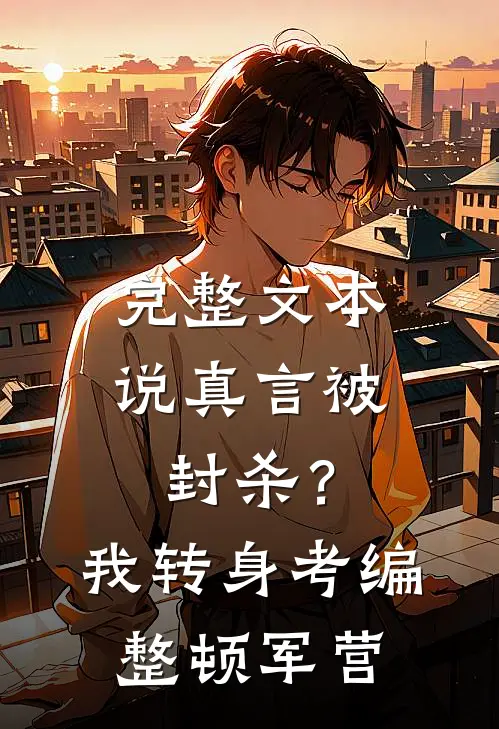 完整文本说真言被封杀？我转身考编整顿军营