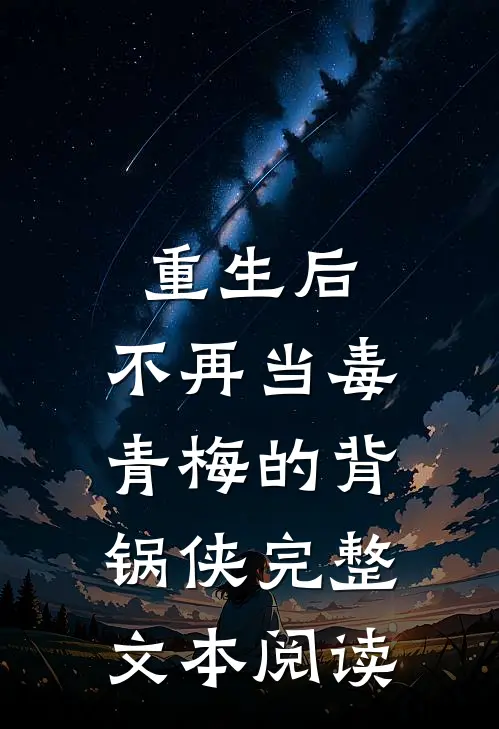 重生后，不再当毒青梅的背锅侠完整文本阅读