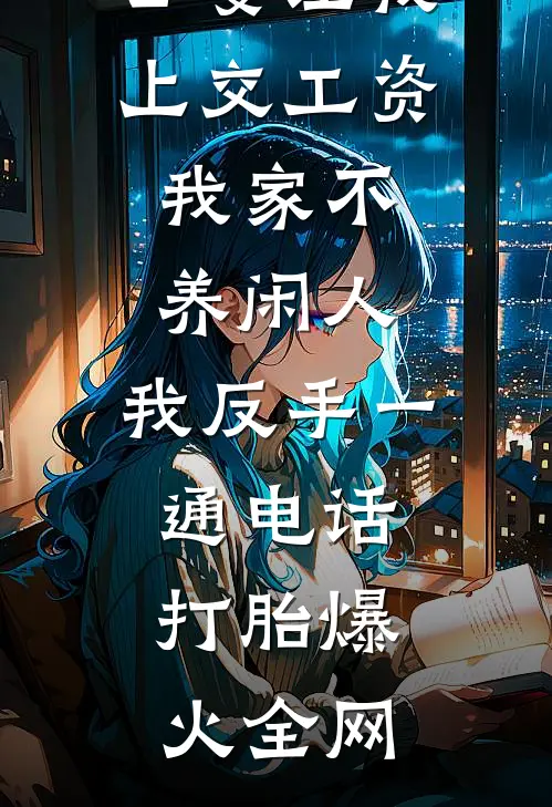 公婆让我上交工资：我家不养闲人，我反手一通电话：打胎爆火全网