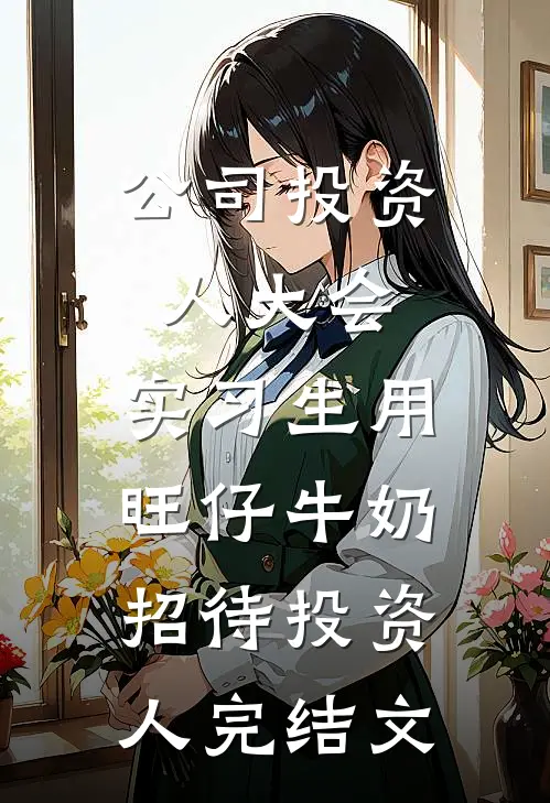 公司投资人大会，实习生用旺仔牛奶招待投资人完结文