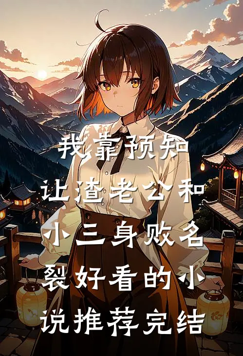 我靠预知，让渣老公和小三身败名裂好看的小说推荐完结