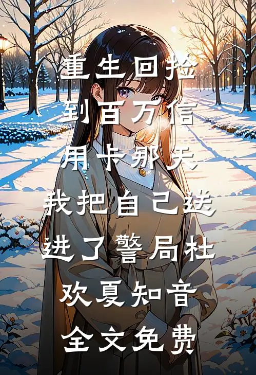 重生回捡到百万信用卡那天，我把自己送进了警局杜欢夏知音全文免费