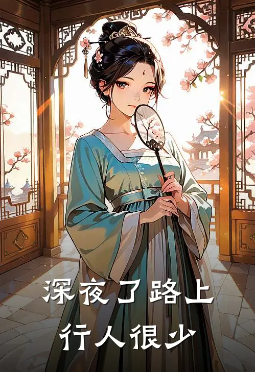 深夜了路上行人很少