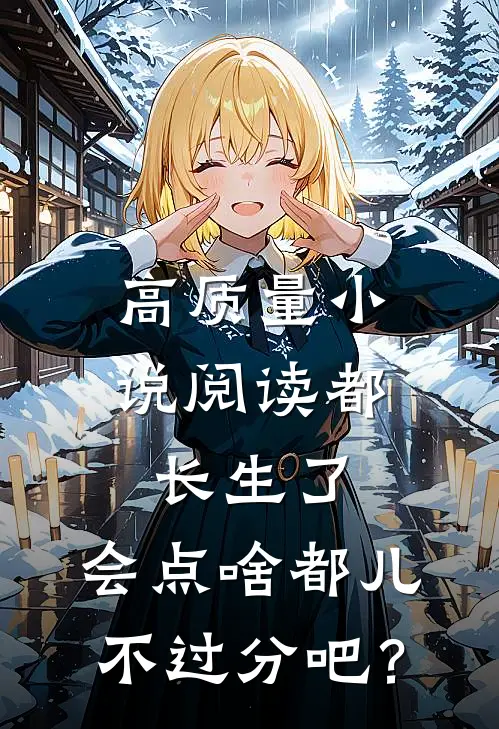 高质量小说阅读都长生了，会点啥都儿不过分吧？
