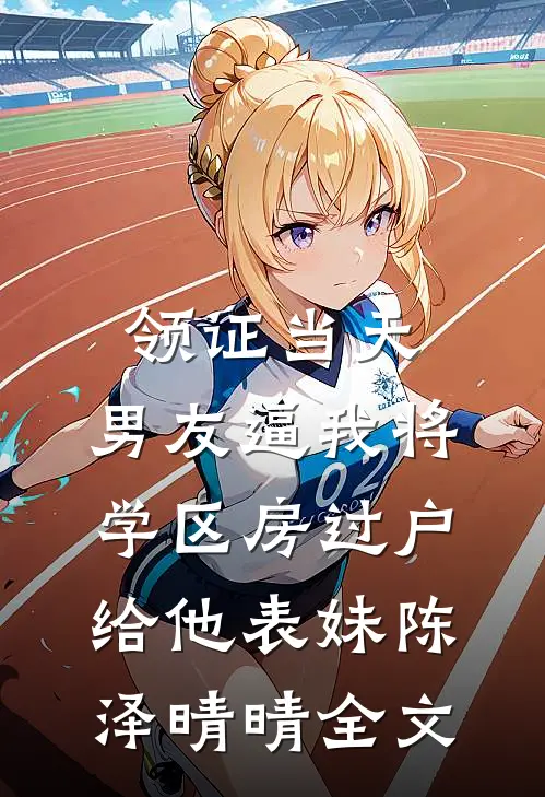 领证当天，男友逼我将学区房过户给他表妹陈泽晴晴全文