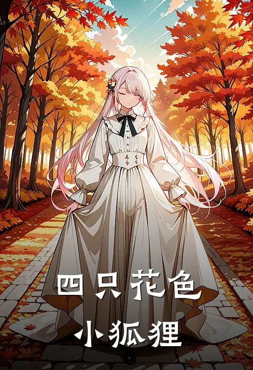 四只花色小狐狸