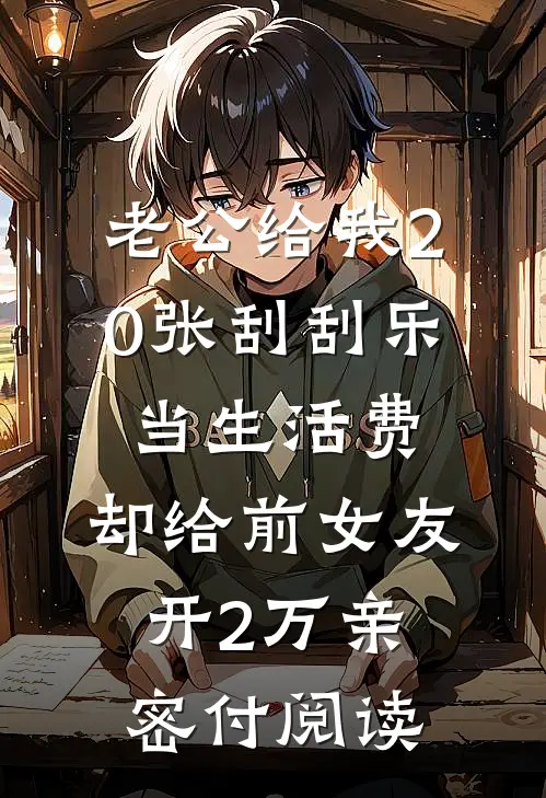 老公给我20张刮刮乐当生活费，却给前女友开2万亲密付阅读