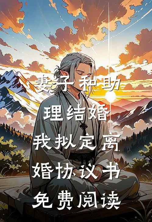 妻子和助理结婚，我拟定离婚协议书免费阅读